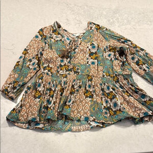 Cato Floral Multicolor Top - 22/24W